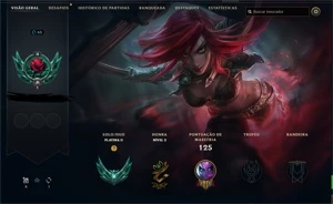 Conta League of Legends (LOL) Platina ll