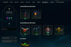 [Entrega Automática] Conta Lol Prata, 60 Skins, 3 Lendárias - League of Legends
