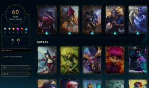 [Entrega Automática] Conta Lol Prata, 60 Skins, 3 Lendárias - League of Legends