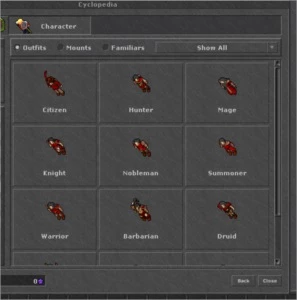 Vendo conta tibia - KNIGHT 230 com addons e montarias raras.