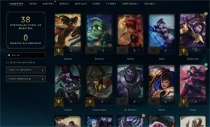 Conta League of Legends Diamante 4 LOL