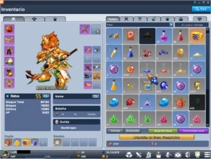 Conta Grand Chase 2 set full fenix fantasma lendario