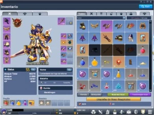 Conta Grand Chase 2 set full fenix fantasma lendario