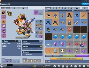 Conta Grand Chase 2 set full fenix fantasma lendario