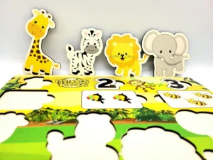 Jogo de Encaixe Safari Personalizado - Artesanato e Personalizados
