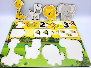 Jogo de Encaixe Safari Personalizado