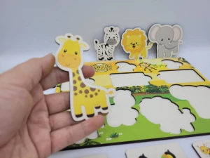 Jogo de Encaixe Safari Personalizado - Artesanato e Personalizados