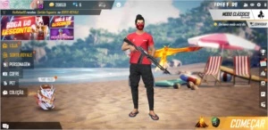 Conta de free fire gemada