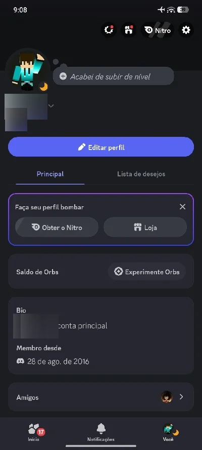 Conta Antiga 2016 4 Digitos Ultra Rara - Outros