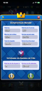 Conta Clash Royale | 7 Anos | Deck Lvl 16 (Máx) |21 Evolucão