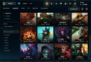 Conta prata 3 com 135 Champs e 89 Skins + 6 Vitoriosas - League of Legends LOL