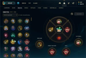 Conta desde season 2 - NV 369 - 386 Skins (Rammus Rei) - League of Legends LOL
