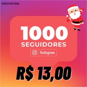 1K de Seguidores BRASILEIROS - Instagram  - Imediato - Redes Sociais