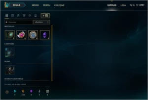Conta LVL 18 smurf 3797 de ip 10 CHAMPS - League of Legends LOL