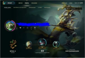 Conta LVL 18 smurf 3797 de ip 10 CHAMPS - League of Legends LOL