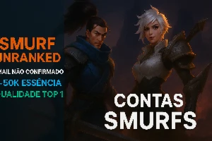 Conta Smurf Unranked - Altere Email (21/10/2025) - League of Legends LOL