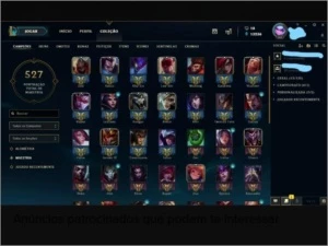 Conta LOL Diamante 4 - League of Legends