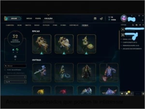 Conta LOL Diamante 4 - League of Legends
