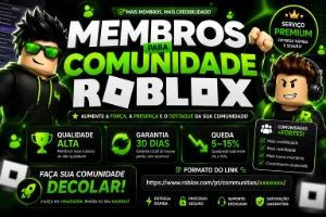 🚀 Membros Para Comunidade Roblox 🚀