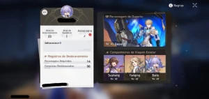 Conta INSANA De HONKAI STAR RAIL Com BAILU, GEPARD E YANQING - Outros