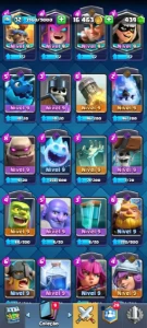 Conta Clash Royale 6223 troféus