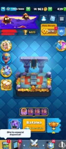 Conta Clash Royale 6223 troféus