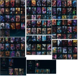 Conta LOL: Platina +230 Skins. 10k Essência Azul - League of Legends