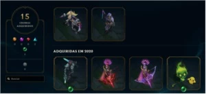 Conta LOL: Platina +230 Skins. 10k Essência Azul - League of Legends