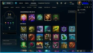 Conta League of Legends Smurf Level 11 7,9k EA LOL
