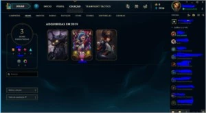 Conta League of Legends Smurf Level 11 7,9k EA LOL