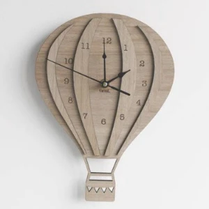 Relógio Infantil Balão em MDF 25 cm - Artesanato e Personalizados