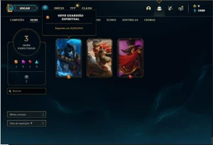 Conta prata 4 com 28 Champs e 3 Skins + 1 Ultimate - League of Legends LOL