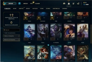 Conta prata 4 com 28 Champs e 3 Skins + 1 Ultimate - League of Legends LOL