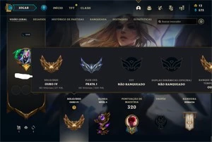 conta league of legends LOL