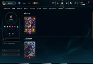 Ferro 3 com 40 Champs e 6 Skins - League of Legends LOL