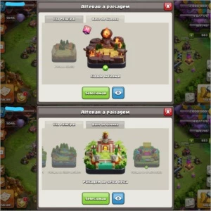 Cv14 full faltando apenas novas peças de muros - Clash of Clans