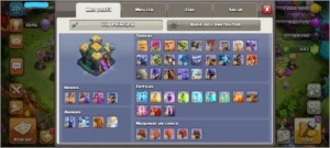 Cv14 full faltando apenas novas peças de muros - Clash of Clans