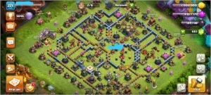 Cv14 full faltando apenas novas peças de muros - Clash of Clans