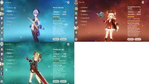 CONTA GENSHIN AR58 /15X5★/ Nahida, Shogun, Kokomi, Ayaka - Genshin Impact
