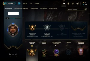 Conta ouro 4 com 5 skins e 34 champs - League of Legends LOL