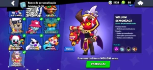 Conta brawl stars antiga de 2020 com 3 lendários e Gigi.