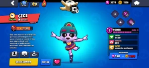 Conta brawl stars antiga de 2020 com 3 lendários e Gigi.
