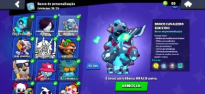 Conta brawl stars antiga de 2020 com 3 lendários e Gigi.