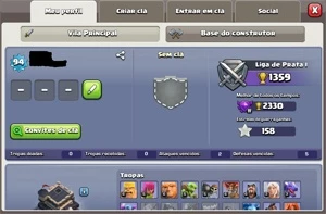 CONTA CLASH OF CLANS CV9
