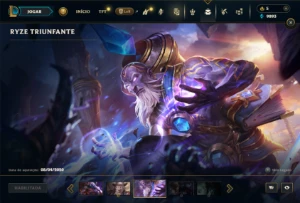 Diamante 1 com TODOS os champs e 351 Skins ( ADC / MID ) - League of Legends LOL