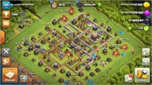 Duas CV 11 Semi-FULL com várias itens - Clash of Clans