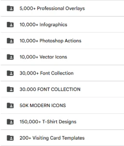 Presets, fontes, mockups e templates em um pack exclusivo - Softwares e Licenças