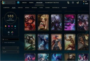 Conta Lol Plat1 Varias Skins E icones - League of Legends