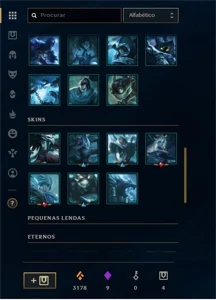 CONTA DIAMANTE 3 - 142 SKINS - TODOS OS CAMPEÕES - League of Legends LOL