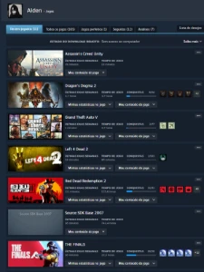 Conta Steam C/ Vários Jogos, 9 Anos de Serviços, Insígnia